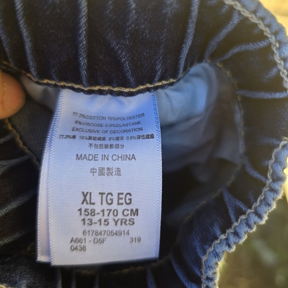 Levi's Blue Denim Joggers - Picture 2 of 4